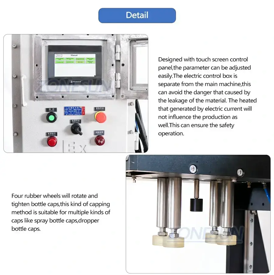 Automatic Explosion-proof Capping Machine-ZONESUN TECHNOLOGY LIMITED Automatic Explosion-proof Capping Machine-ZONESUN TECHNOLOGY LIMITED