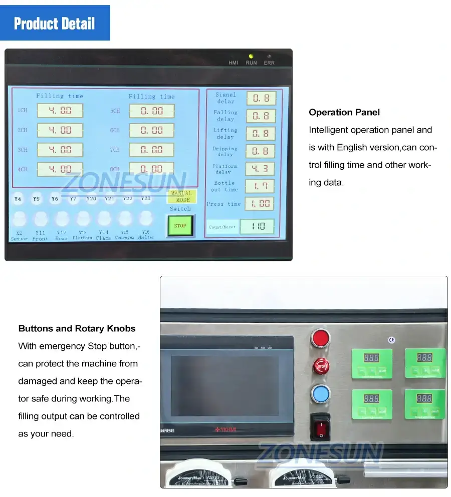4-head Peristaltic Pump Filling Machine-ZONESUN TECHNOLOGY LIMITED 4-head Peristaltic Pump Filling Machine-ZONESUN TECHNOLOGY LIMITED