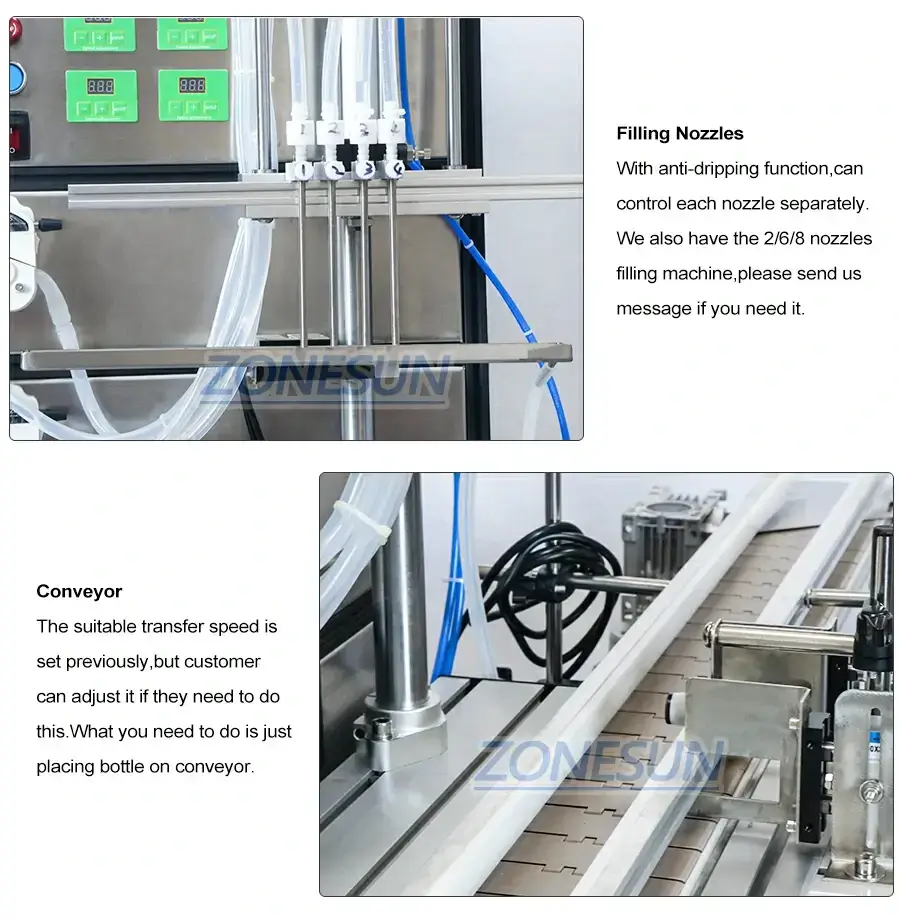 4-head Peristaltic Pump Filling Machine-ZONESUN TECHNOLOGY LIMITED 4-head Peristaltic Pump Filling Machine-ZONESUN TECHNOLOGY LIMITED