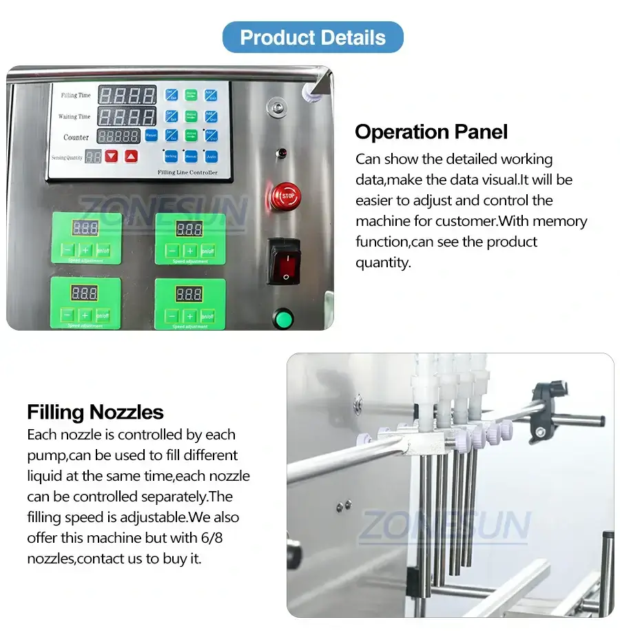 Desktop Peristaltic Pump Filling Machine-ZONESUN TECHNOLOGY LIMITED Desktop Peristaltic Pump Filling Machine-ZONESUN TECHNOLOGY LIMITED