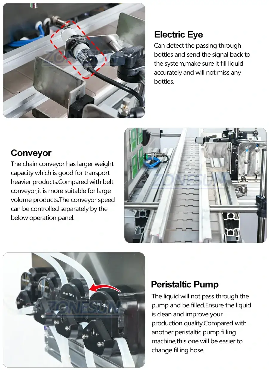 Desktop Peristaltic Pump Filling Machine-ZONESUN TECHNOLOGY LIMITED Desktop Peristaltic Pump Filling Machine-ZONESUN TECHNOLOGY LIMITED