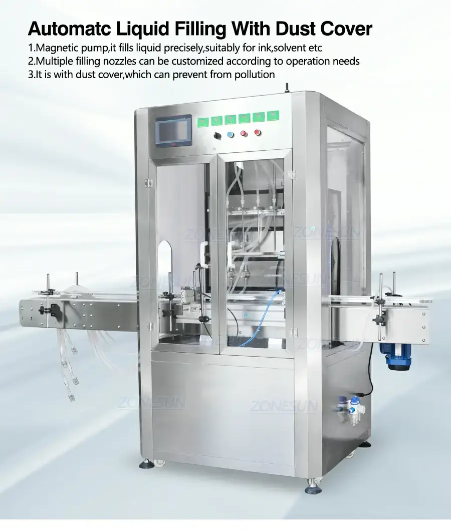 Magnetic Pump Filling Machine With Dust Cover-ZONESUN TECHNOLOGY LIMITED Magnetic Pump Filling Machine With Dust Cover-ZONESUN TECHNOLOGY LIMITED