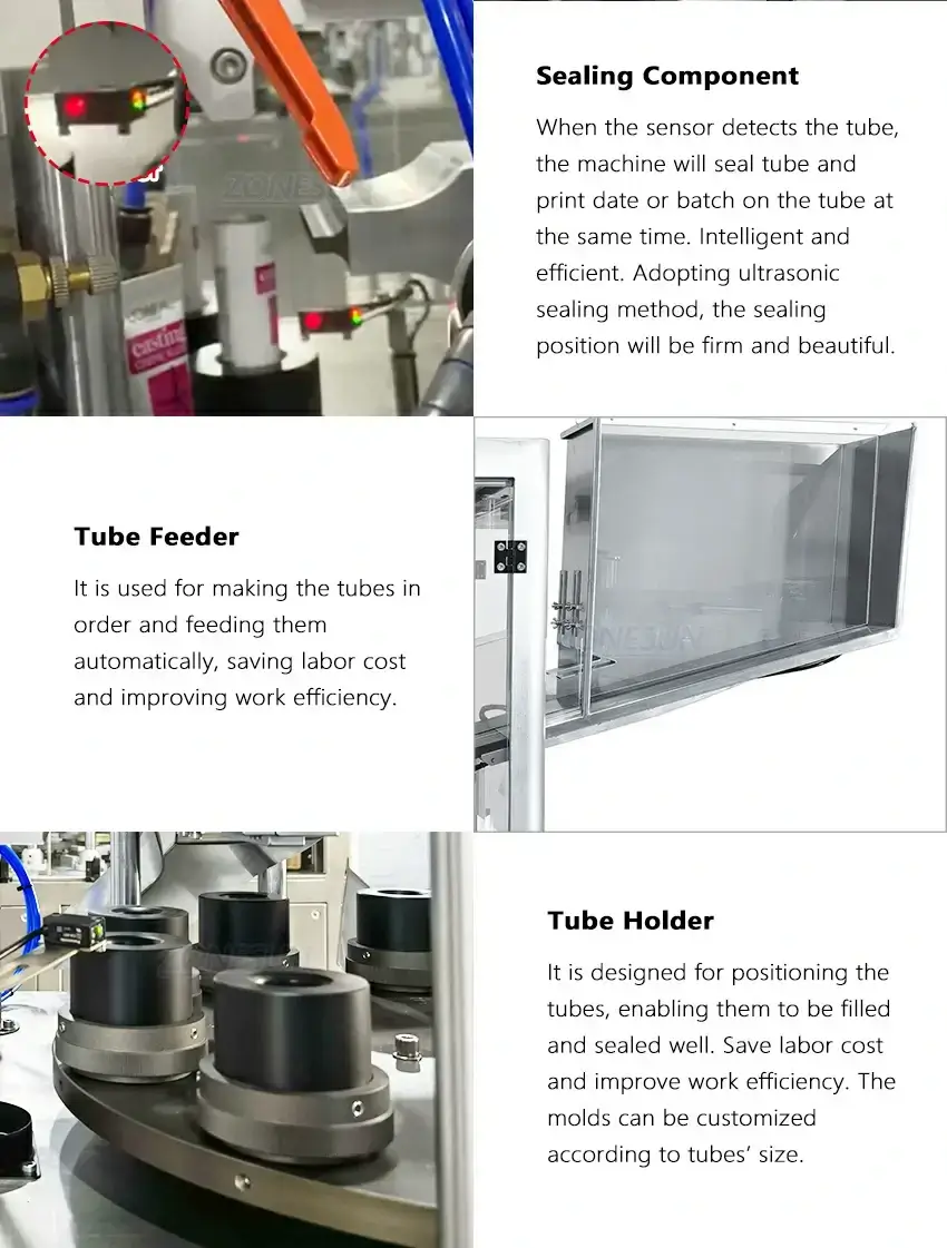 Ointment Tube Filling And Sealing Machine-ZONESUN TECHNOLOGY LIMITED Ointment Tube Filling And Sealing Machine-ZONESUN TECHNOLOGY LIMITED
