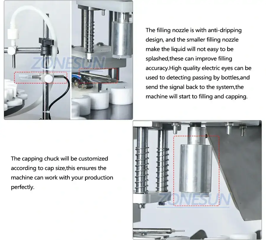Desktop Filling And Capping Machine-ZONESUN TECHNOLOGY LIMITED Desktop Filling And Capping Machine-ZONESUN TECHNOLOGY LIMITED