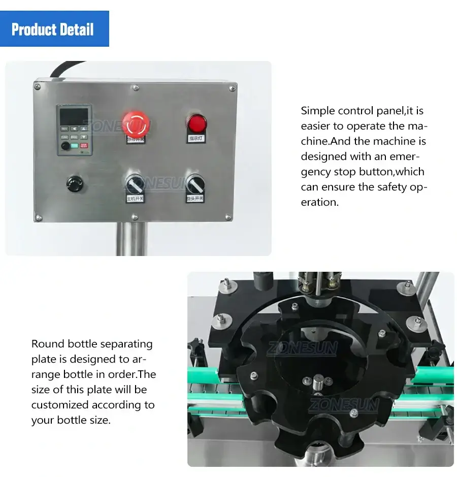 Automatic ROPP Capping Machine-ZONESUN TECHNOLOGY LIMITED Automatic ROPP Capping Machine-ZONESUN TECHNOLOGY LIMITED