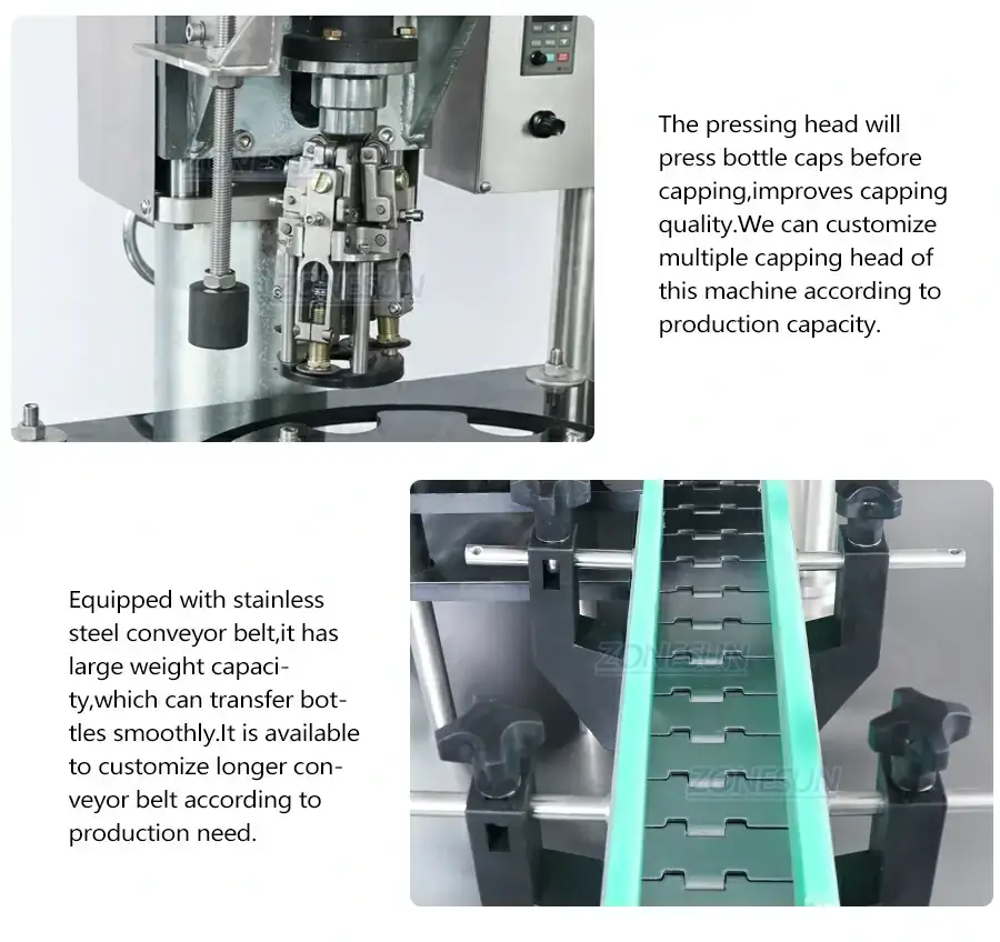 Automatic ROPP Capping Machine-ZONESUN TECHNOLOGY LIMITED Automatic ROPP Capping Machine-ZONESUN TECHNOLOGY LIMITED