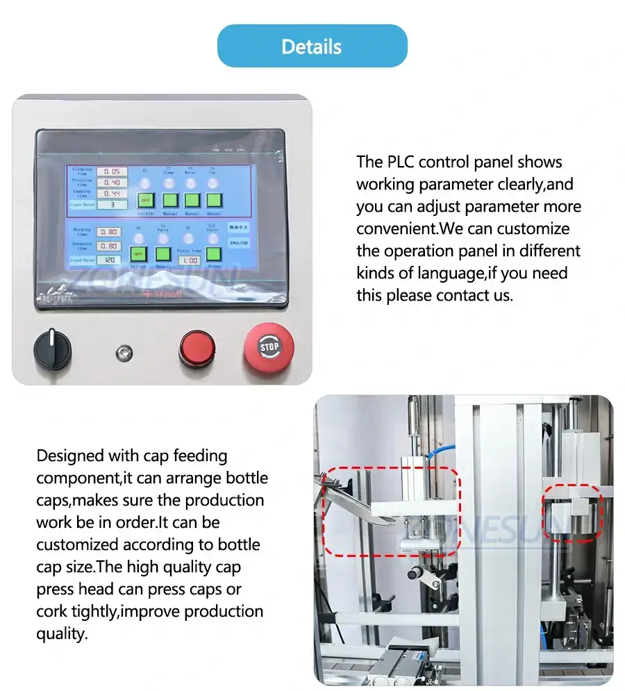 Automatic Capping Machine With Dust Cover-ZONESUN TECHNOLOGY LIMITED Automatic Capping Machine With Dust Cover-ZONESUN TECHNOLOGY LIMITED