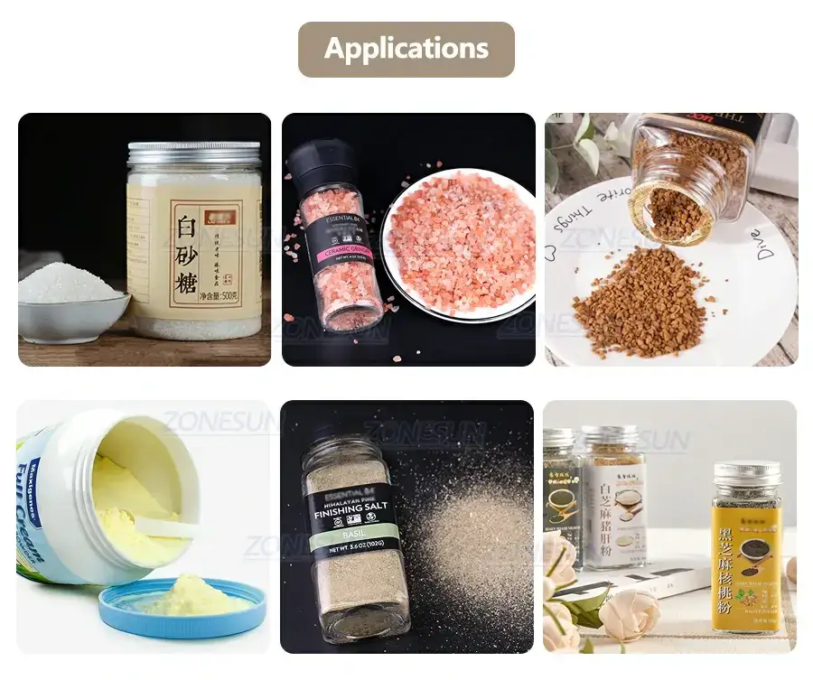 Powder Filling Machine With Material Feeder-ZONESUN TECHNOLOGY LIMITED Powder Filling Machine With Material Feeder-ZONESUN TECHNOLOGY LIMITED