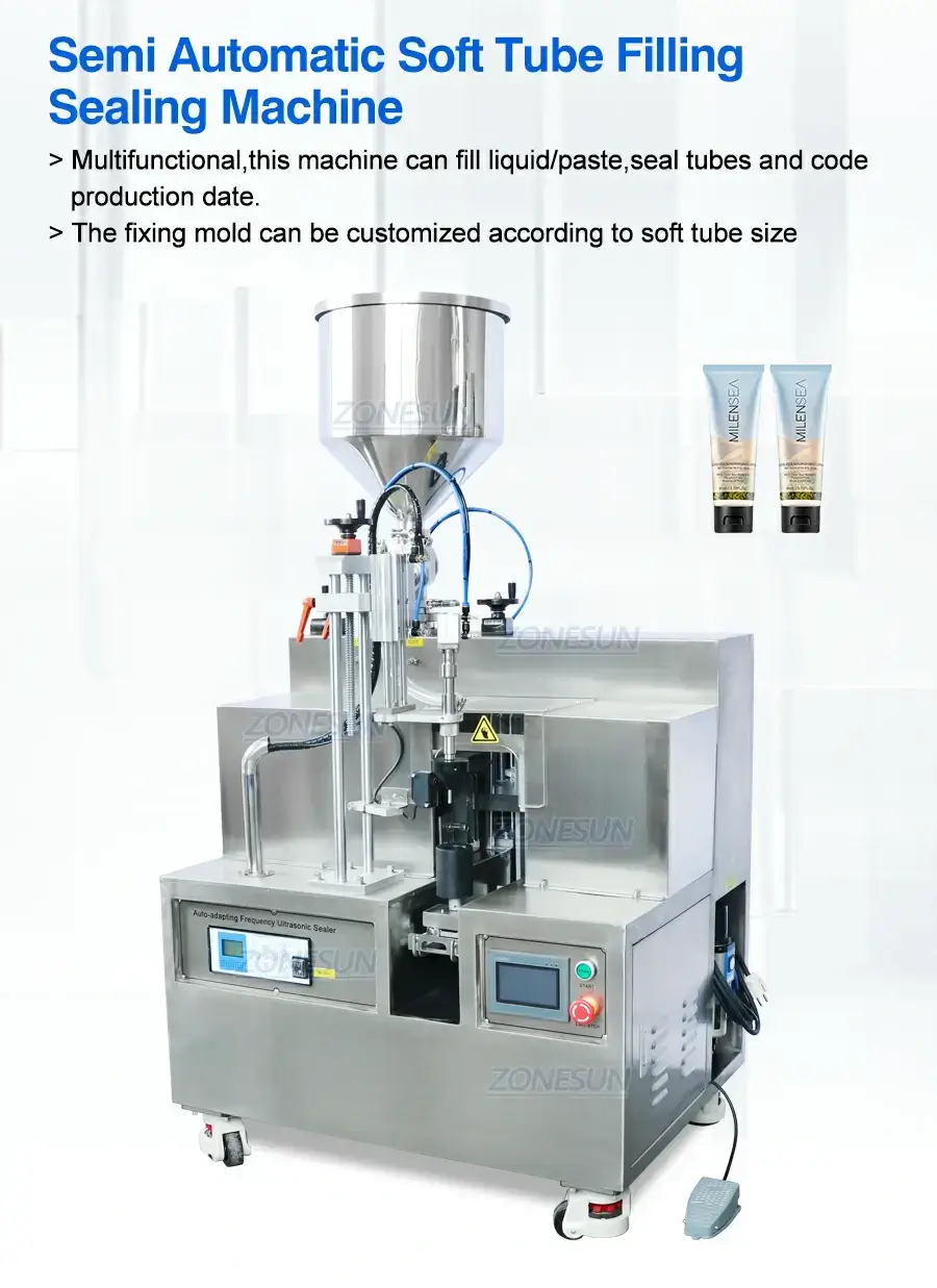 Tube Filling And Sealing Machine-ZONESUN TECHNOLOGY LIMITED Tube Filling And Sealing Machine-ZONESUN TECHNOLOGY LIMITED