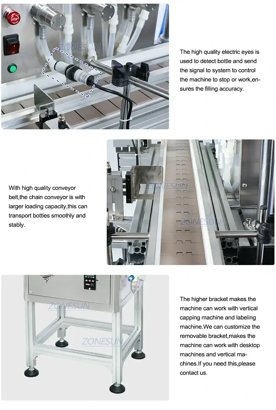 6 Diving Nozzles Liquid Filling Machine-ZONESUN TECHNOLOGY LIMITED 6 Diving Nozzles Liquid Filling Machine-ZONESUN TECHNOLOGY LIMITED