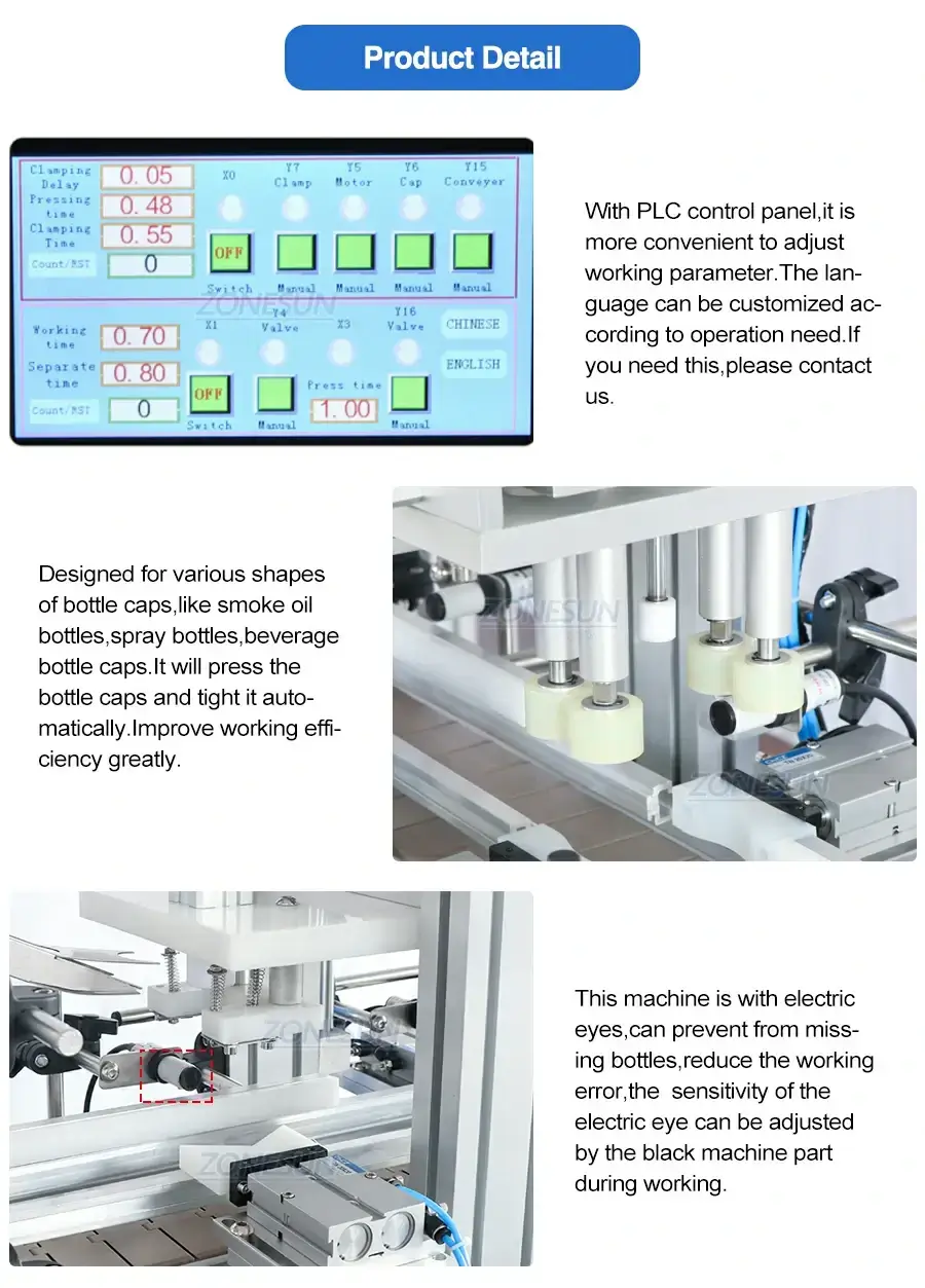 Desktop Capping Machine-ZONESUN TECHNOLOGY LIMITED Desktop Capping Machine-ZONESUN TECHNOLOGY LIMITED