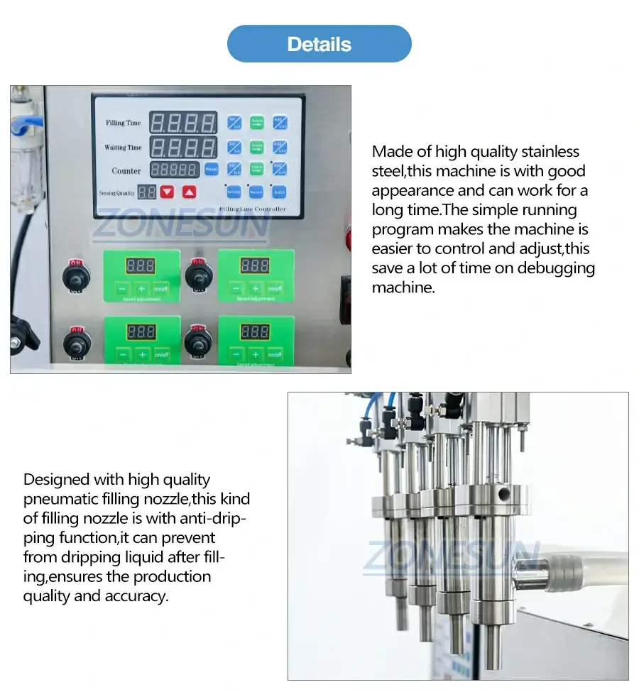 Desktop Peristaltic Pump Filling Machine-ZONESUN TECHNOLOGY LIMITED Desktop Peristaltic Pump Filling Machine-ZONESUN TECHNOLOGY LIMITED