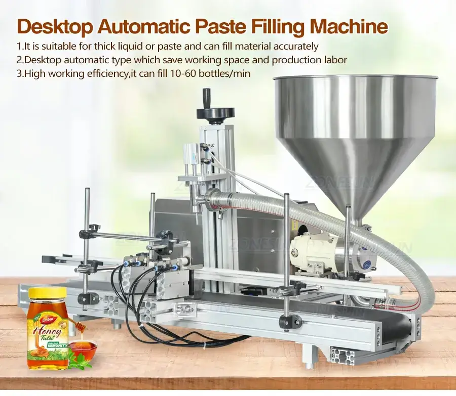 Rotor Pump Paste Filling Machine-ZONESUN TECHNOLOGY LIMITED Rotor Pump Paste Filling Machine-ZONESUN TECHNOLOGY LIMITED