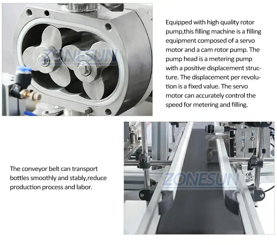 Rotor Pump Paste Filling Machine-ZONESUN TECHNOLOGY LIMITED Rotor Pump Paste Filling Machine-ZONESUN TECHNOLOGY LIMITED