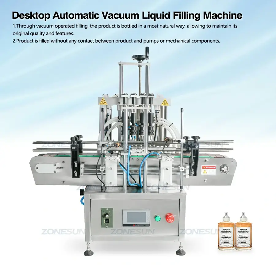 Desktop Vacuum Perfume Filling Machine-ZONESUN TECHNOLOGY LIMITED Desktop Vacuum Perfume Filling Machine-ZONESUN TECHNOLOGY LIMITED