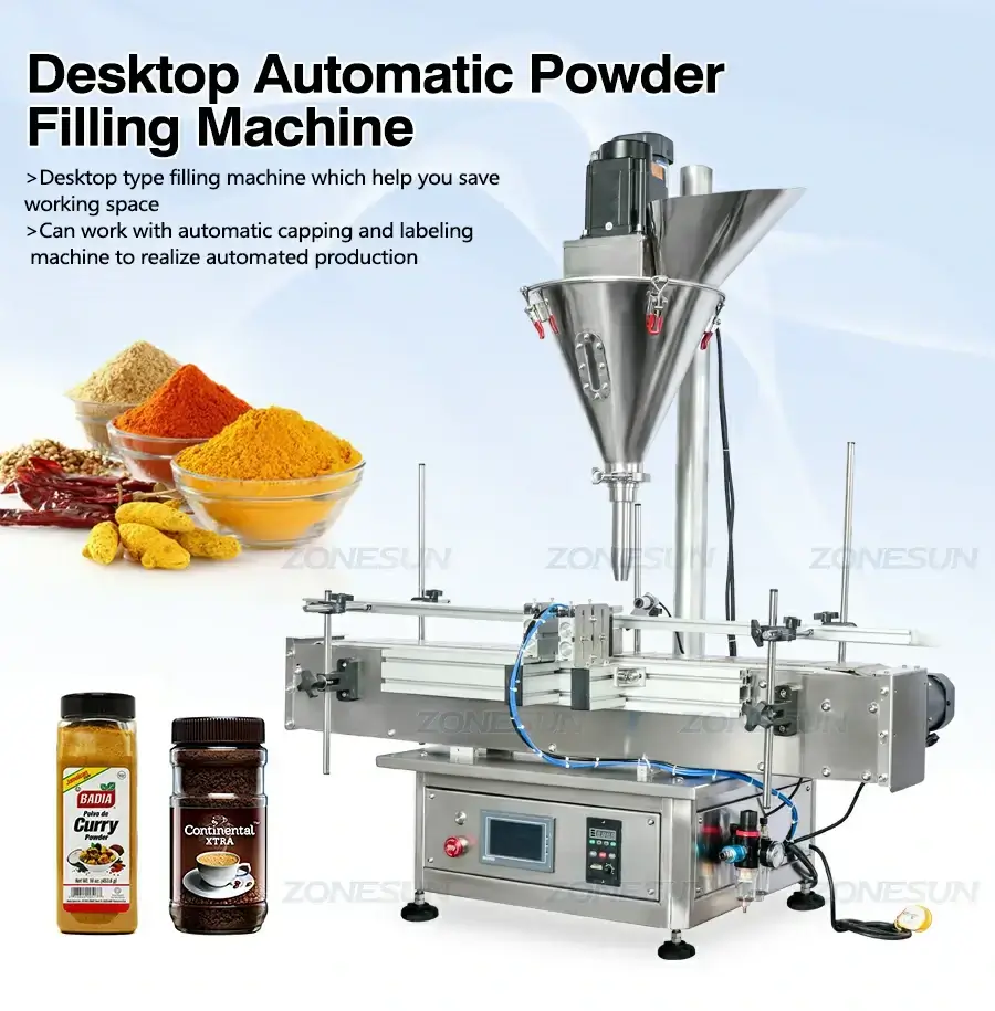 Desktop Powder Filling Machine-ZONESUN TECHNOLOGY LIMITED Desktop Powder Filling Machine-ZONESUN TECHNOLOGY LIMITED