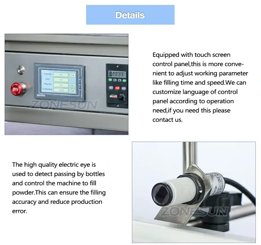 Desktop Powder Filling Machine-ZONESUN TECHNOLOGY LIMITED Desktop Powder Filling Machine-ZONESUN TECHNOLOGY LIMITED