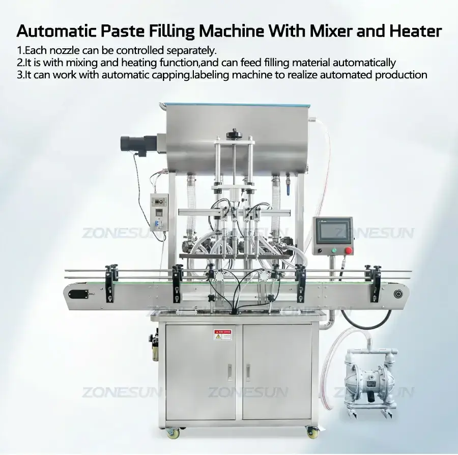 Heating Mixing Filling Machine-ZONESUN TECHNOLOGY LIMITED Heating Mixing Filling Machine-ZONESUN TECHNOLOGY LIMITED