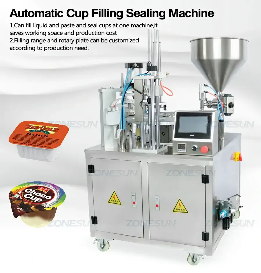 Rotary Cup Filling Sealing Machine-ZONESUN TECHNOLOGY LIMITED Rotary Cup Filling Sealing Machine-ZONESUN TECHNOLOGY LIMITED