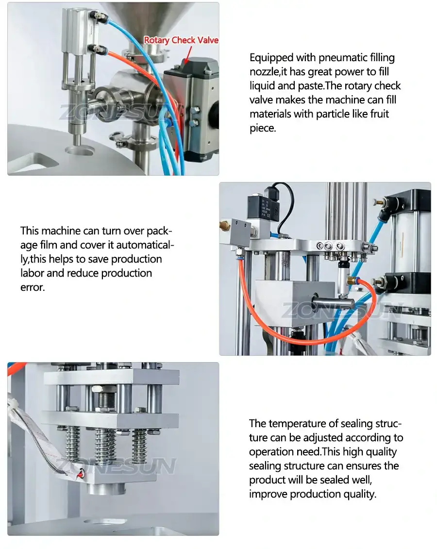 Rotary Cup Filling Sealing Machine-ZONESUN TECHNOLOGY LIMITED Rotary Cup Filling Sealing Machine-ZONESUN TECHNOLOGY LIMITED