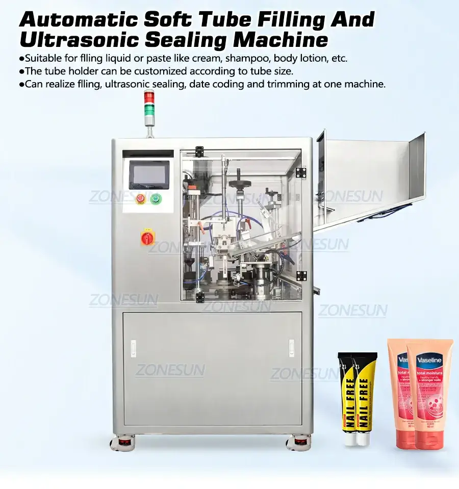 Ointment Tube Filling Sealing Machine-ZONESUN TECHNOLOGY LIMITED Ointment Tube Filling Sealing Machine-ZONESUN TECHNOLOGY LIMITED