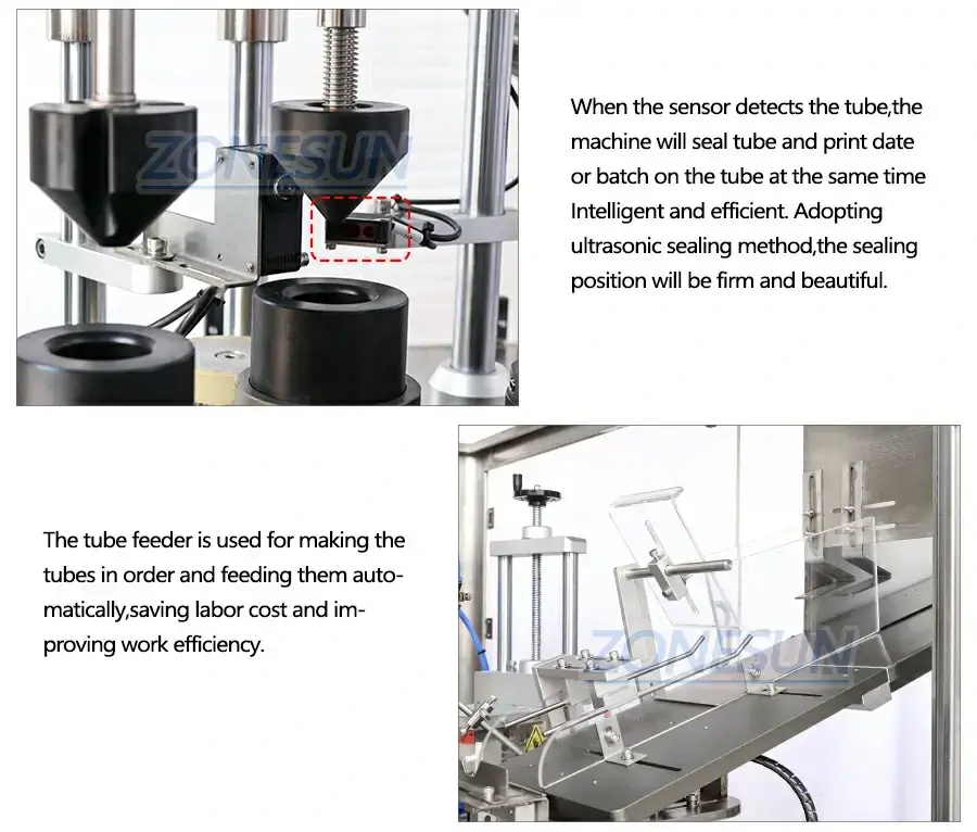 Ointment Tube Filling Sealing Machine-ZONESUN TECHNOLOGY LIMITED Ointment Tube Filling Sealing Machine-ZONESUN TECHNOLOGY LIMITED
