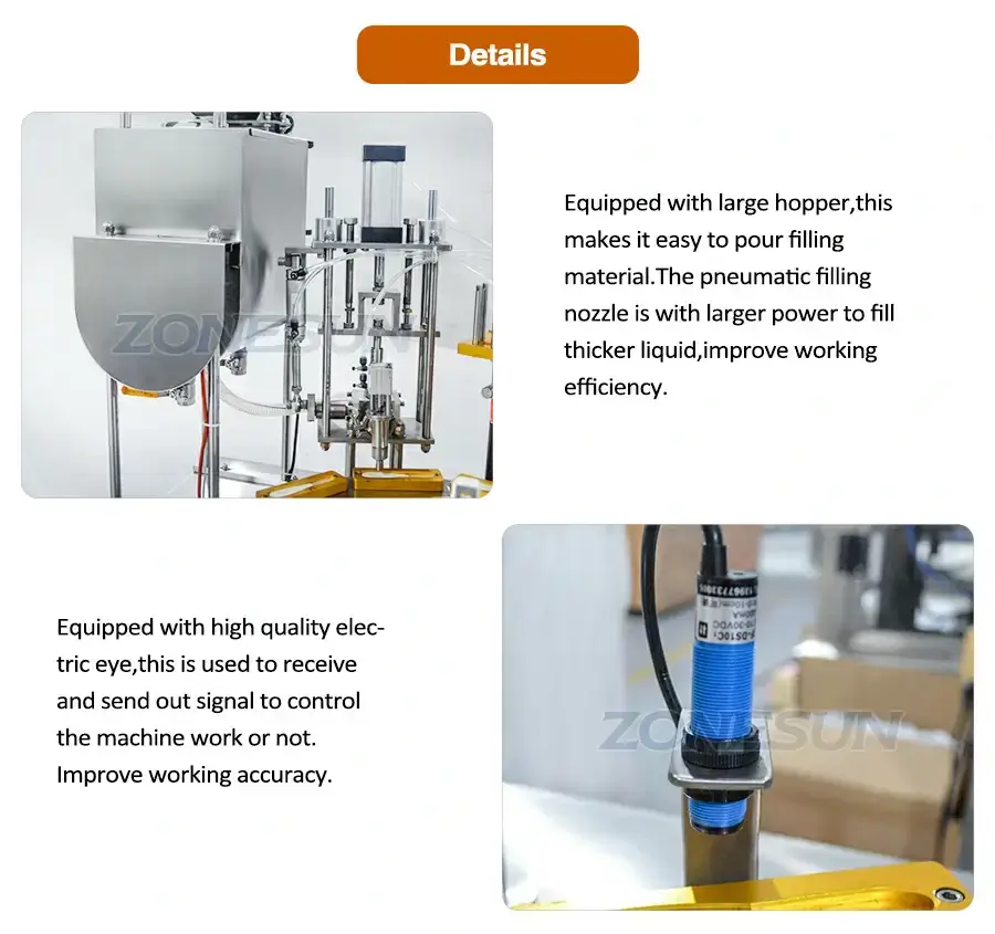 Honey Spoon Filling Sealing Machine-ZONESUN TECHNOLOGY LIMITED Honey Spoon Filling Sealing Machine-ZONESUN TECHNOLOGY LIMITED