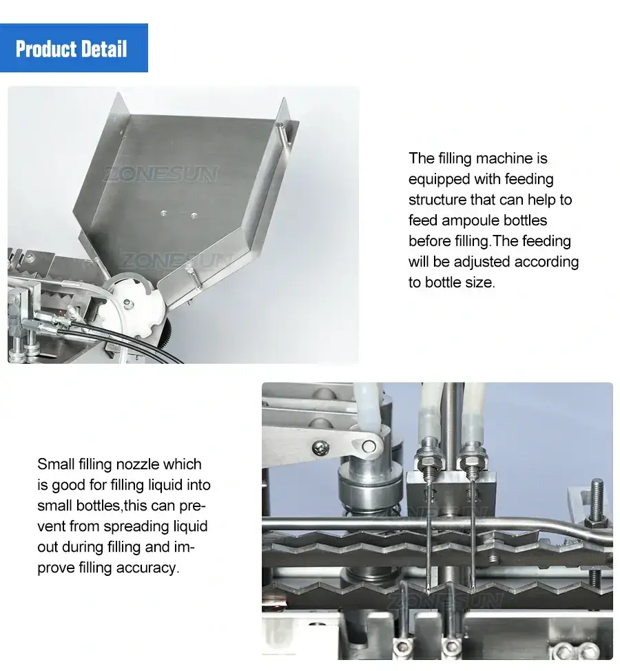 Glass Ampoule Filling Sealing Machine-ZONESUN TECHNOLOGY LIMITED Glass Ampoule Filling Sealing Machine-ZONESUN TECHNOLOGY LIMITED