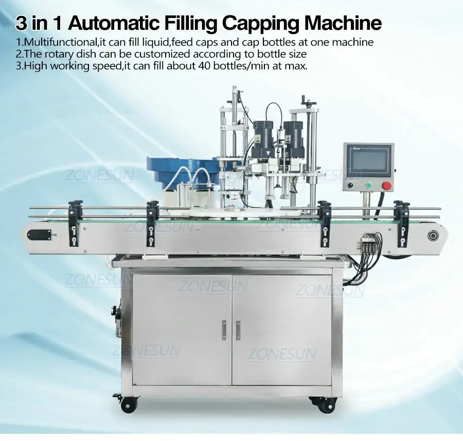 Liquid Filling Capping Machine-ZONESUN TECHNOLOGY LIMITED Liquid Filling Capping Machine-ZONESUN TECHNOLOGY LIMITED