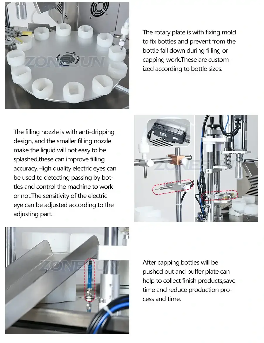 Peristaltic Pump Filling Capping Machine-ZONESUN TECHNOLOGY LIMITED Peristaltic Pump Filling Capping Machine-ZONESUN TECHNOLOGY LIMITED