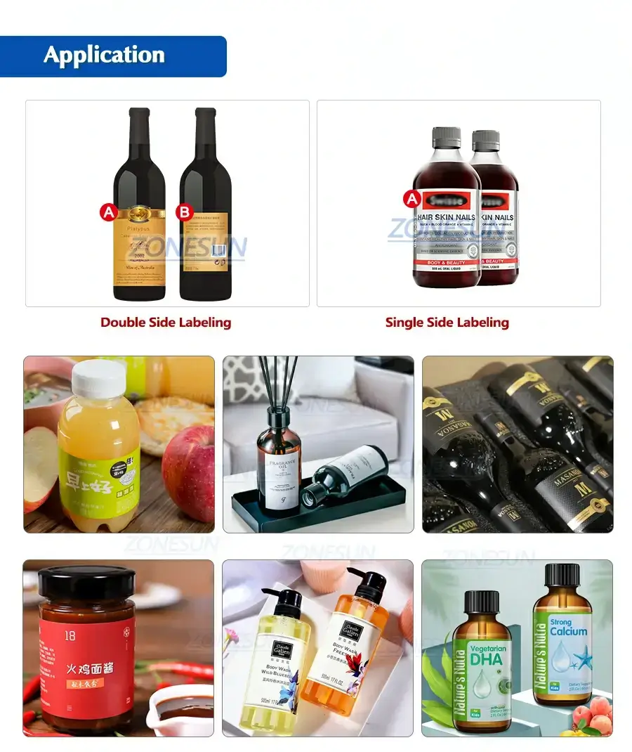 Round Bottle Labeling Machine-ZONESUN TECHNOLOGY LIMITED Round Bottle Labeling Machine-ZONESUN TECHNOLOGY LIMITED