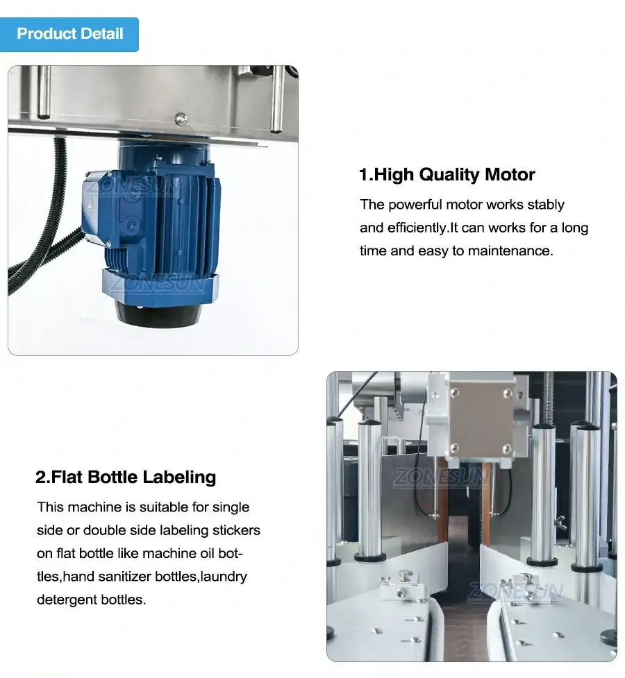Double Size Labeling Machine-ZONESUN TECHNOLOGY LIMITED Double Size Labeling Machine-ZONESUN TECHNOLOGY LIMITED
