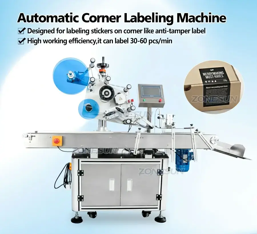 Sealing Corner Labeling Machine-ZONESUN TECHNOLOGY LIMITED Sealing Corner Labeling Machine-ZONESUN TECHNOLOGY LIMITED