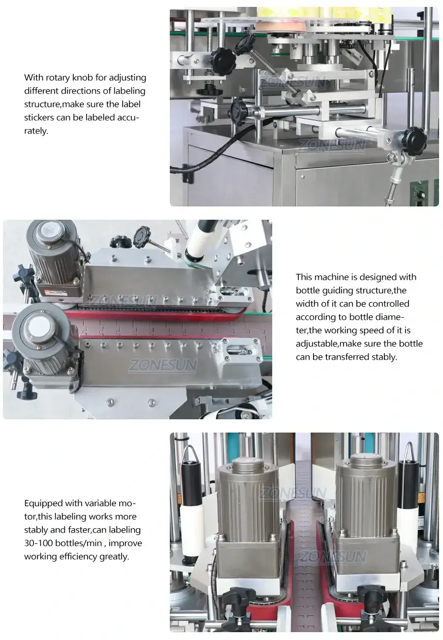 Double Sided Labeling Machine-ZONESUN TECHNOLOGY LIMITED Double Sided Labeling Machine-ZONESUN TECHNOLOGY LIMITED