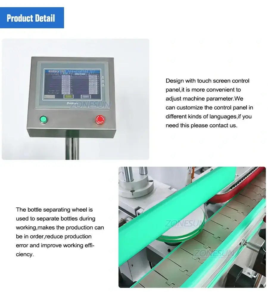 Top Label Applicator Machine-ZONESUN TECHNOLOGY LIMITED Top Label Applicator Machine-ZONESUN TECHNOLOGY LIMITED