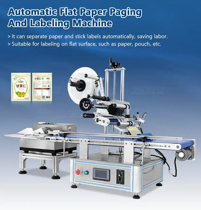 Surface Labeling Machine With Paging Machine-ZONESUN TECHNOLOGY LIMITED Surface Labeling Machine With Paging Machine-ZONESUN TECHNOLOGY LIMITED