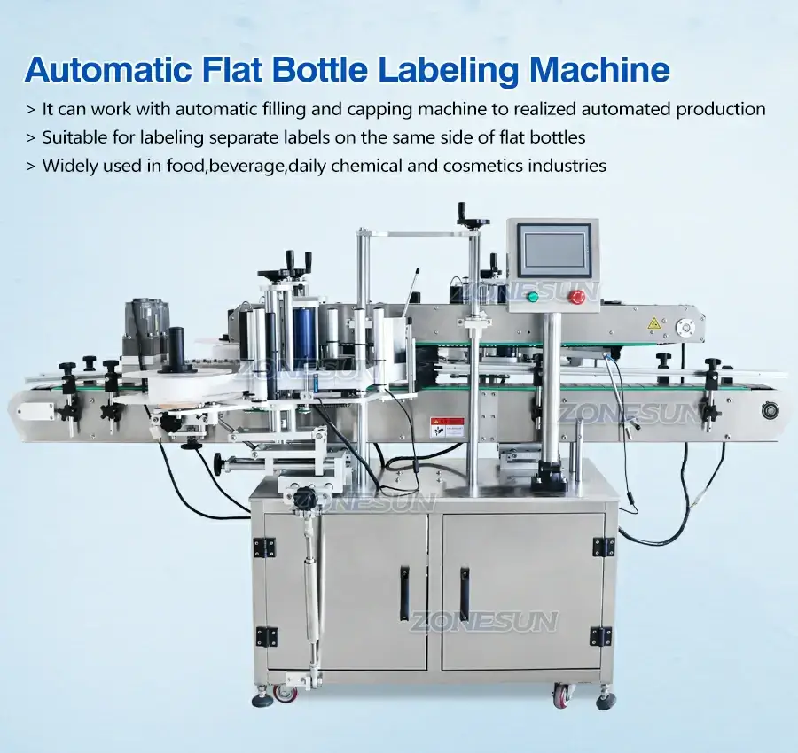 Front And Back Labeling Machines-ZONESUN TECHNOLOGY LIMITED Front And Back Labeling Machines-ZONESUN TECHNOLOGY LIMITED