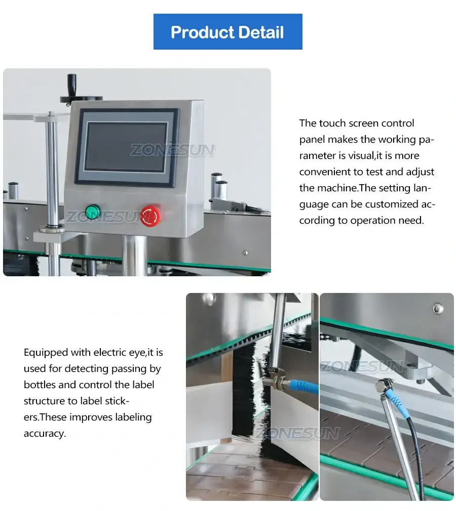 Front And Back Labeling Machines-ZONESUN TECHNOLOGY LIMITED Front And Back Labeling Machines-ZONESUN TECHNOLOGY LIMITED