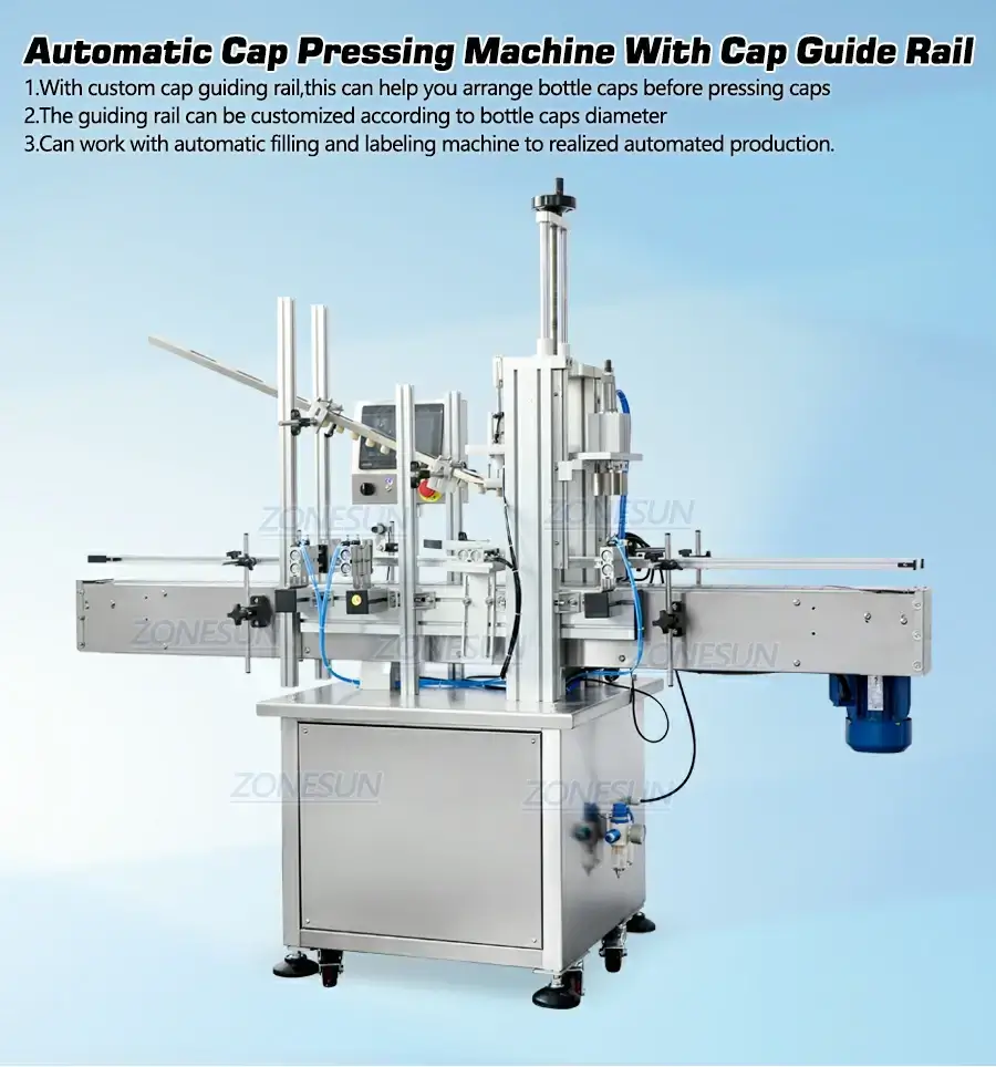 Bottle Cap Pressing Machine-ZONESUN TECHNOLOGY LIMITED