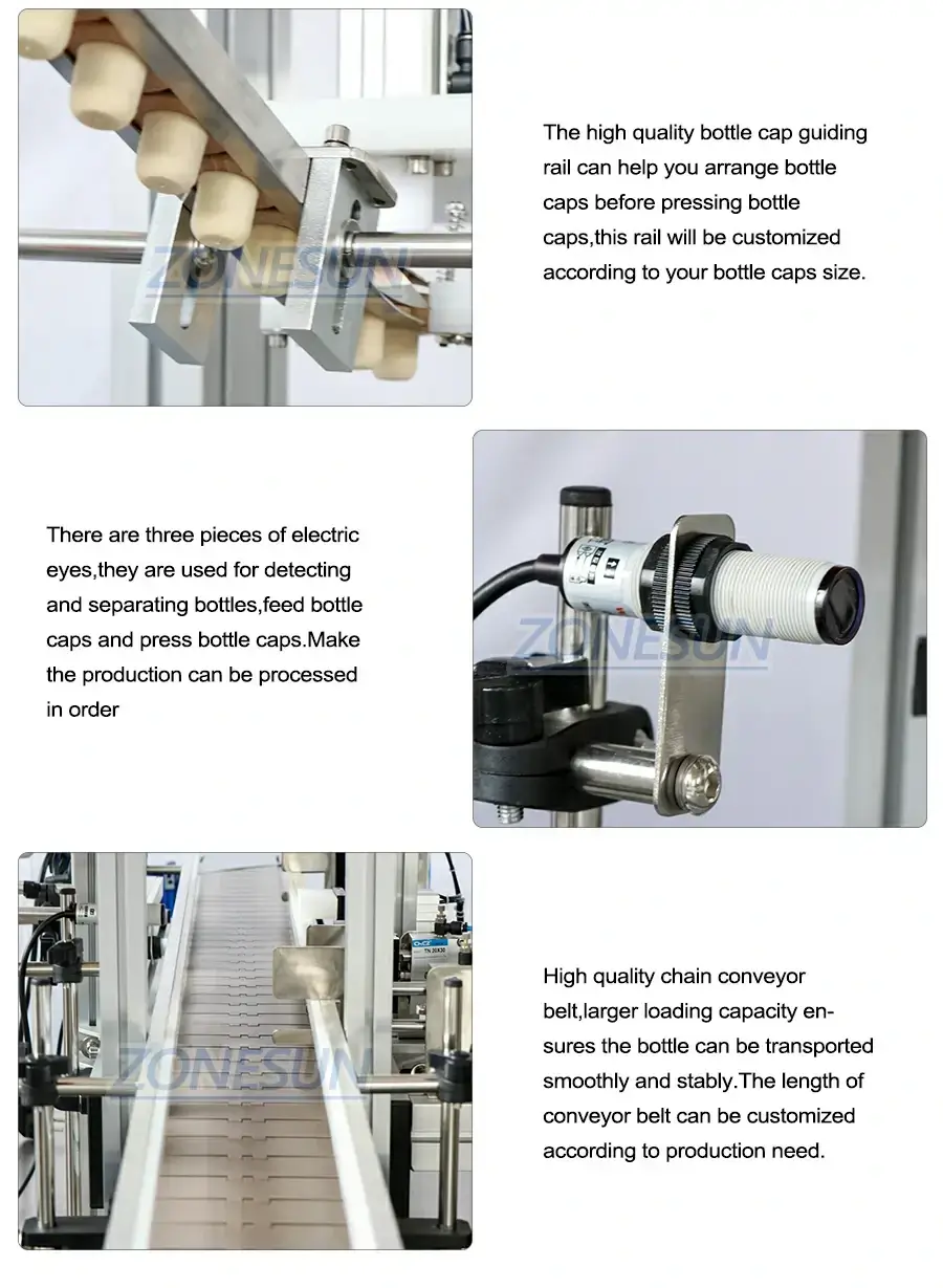 Bottle Cap Pressing Machine-ZONESUN TECHNOLOGY LIMITED