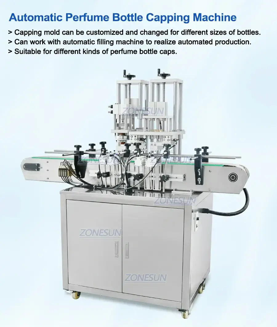 Perfume Bottle Capping Machine-ZONESUN TECHNOLOGY LIMITED Perfume Bottle Capping Machine-ZONESUN TECHNOLOGY LIMITED