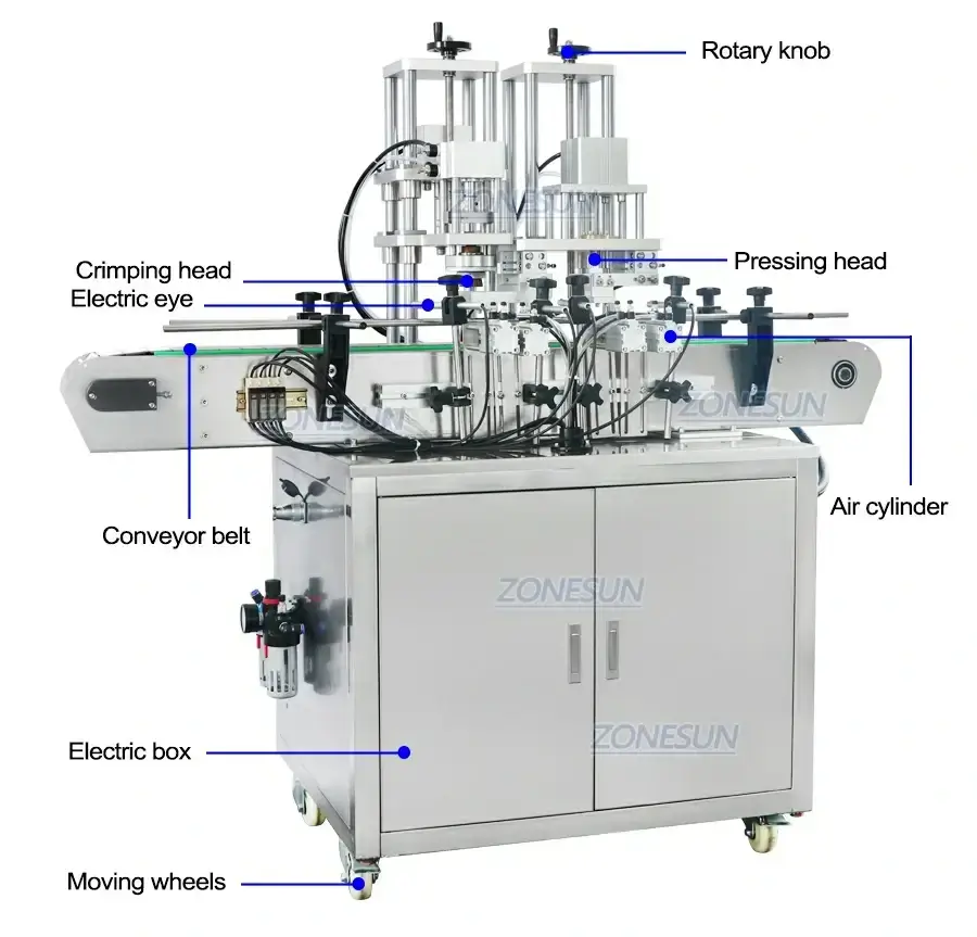 Perfume Bottle Capping Machine-ZONESUN TECHNOLOGY LIMITED Perfume Bottle Capping Machine-ZONESUN TECHNOLOGY LIMITED