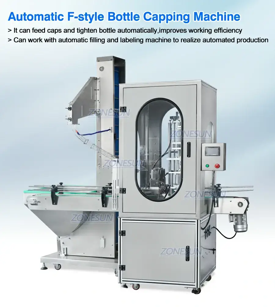 Jerry Can F-style Gallon Bottle Capping Machine-ZONESUN TECHNOLOGY LIMITED Jerry Can F-style Gallon Bottle Capping Machine-ZONESUN TECHNOLOGY LIMITED