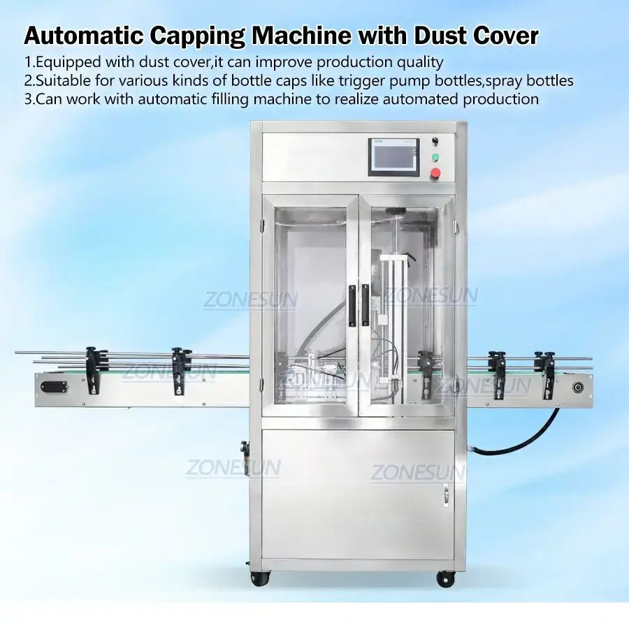 Capping Machine With Dust Cover-ZONESUN TECHNOLOGY LIMITED Capping Machine With Dust Cover-ZONESUN TECHNOLOGY LIMITED