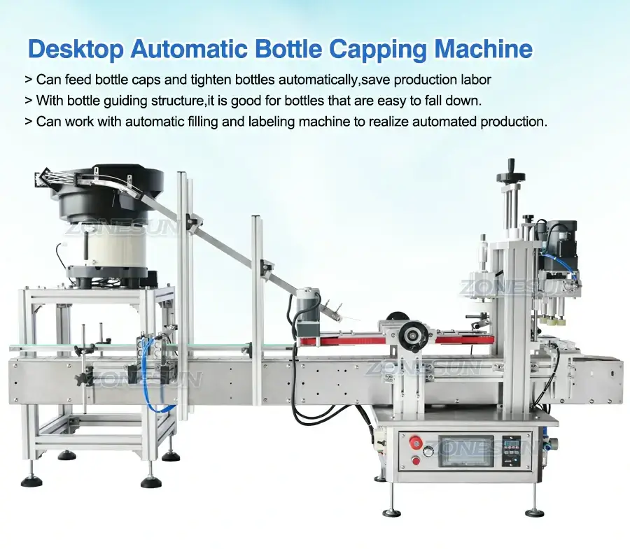 Capping Machine With Vibratory Bowl-ZONESUN TECHNOLOGY LIMITED Capping Machine With Vibratory Bowl-ZONESUN TECHNOLOGY LIMITED