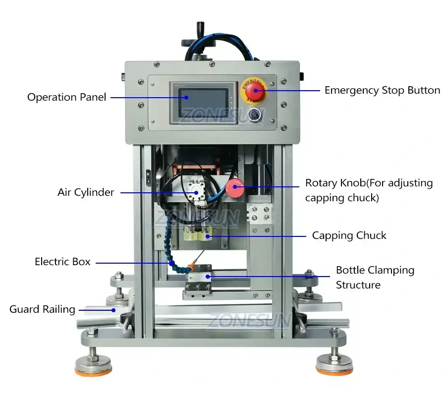 Desktop Capping Machine-ZONESUN TECHNOLOGY LIMITED Desktop Capping Machine-ZONESUN TECHNOLOGY LIMITED