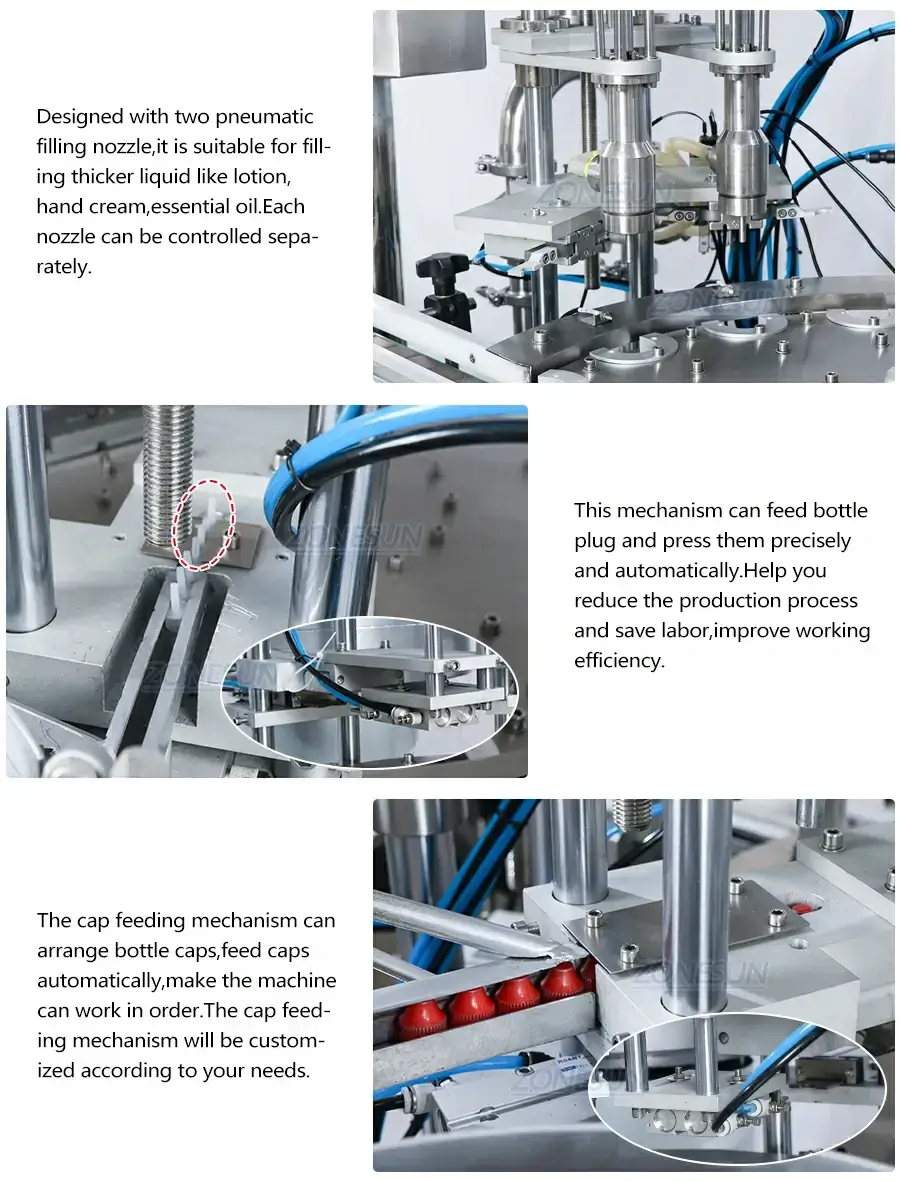 4 IN 1 Filling Capping Line-ZONESUN TECHNOLOGY LIMITED 4 IN 1 Filling Capping Line-ZONESUN TECHNOLOGY LIMITED