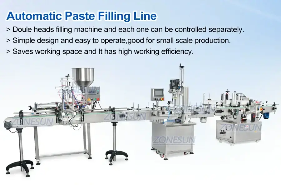 Double Head Paste Production Line-ZONESUN TECHNOLOGY LIMITED Double Head Paste Production Line-ZONESUN TECHNOLOGY LIMITED