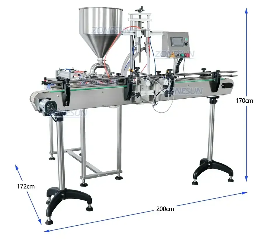Double Head Paste Production Line-ZONESUN TECHNOLOGY LIMITED Double Head Paste Production Line-ZONESUN TECHNOLOGY LIMITED
