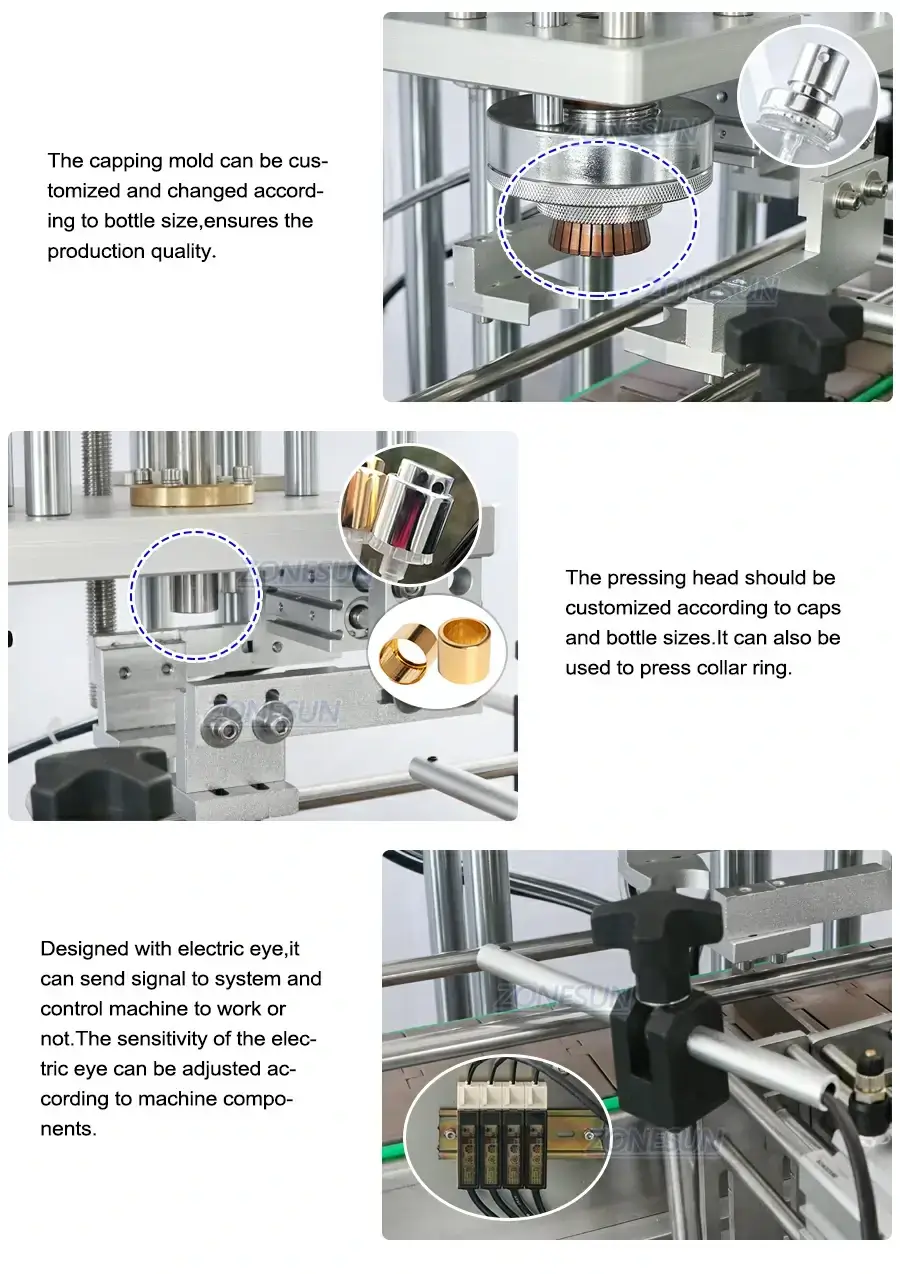 Perfume Filling Capping Machine-ZONESUN TECHNOLOGY LIMITED Perfume Filling Capping Machine-ZONESUN TECHNOLOGY LIMITED